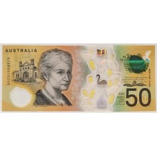 AUSTRALIA 2020 . FIFTY 50 DOLLARS BANKNOTE . LOWE/GAETJENS . SPECIAL PREFIX